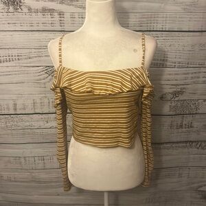 Forever 21 long sleeve/tank crop top size large